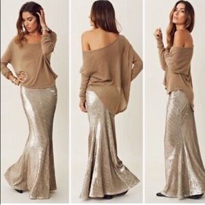 Line & Dot - Anthropologie Sirene Sequin Skirt - M